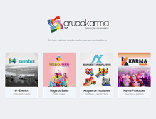 Tablet Screenshot of grupo-karma.com